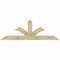 Ekena Millwork Richland Rough Sawn Timber Gable Bracket, Douglas Fir, 84"W x 28"H x 2"D x 6"F, 8/12 Pitch GBW084X28X0206RIC00RDF - alternate 1
